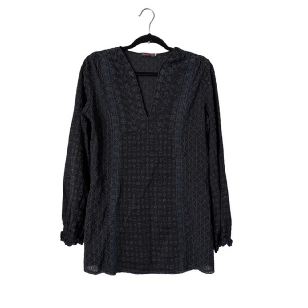 Johnny Was Long Sleeve‎ Eyelet Blouse Small